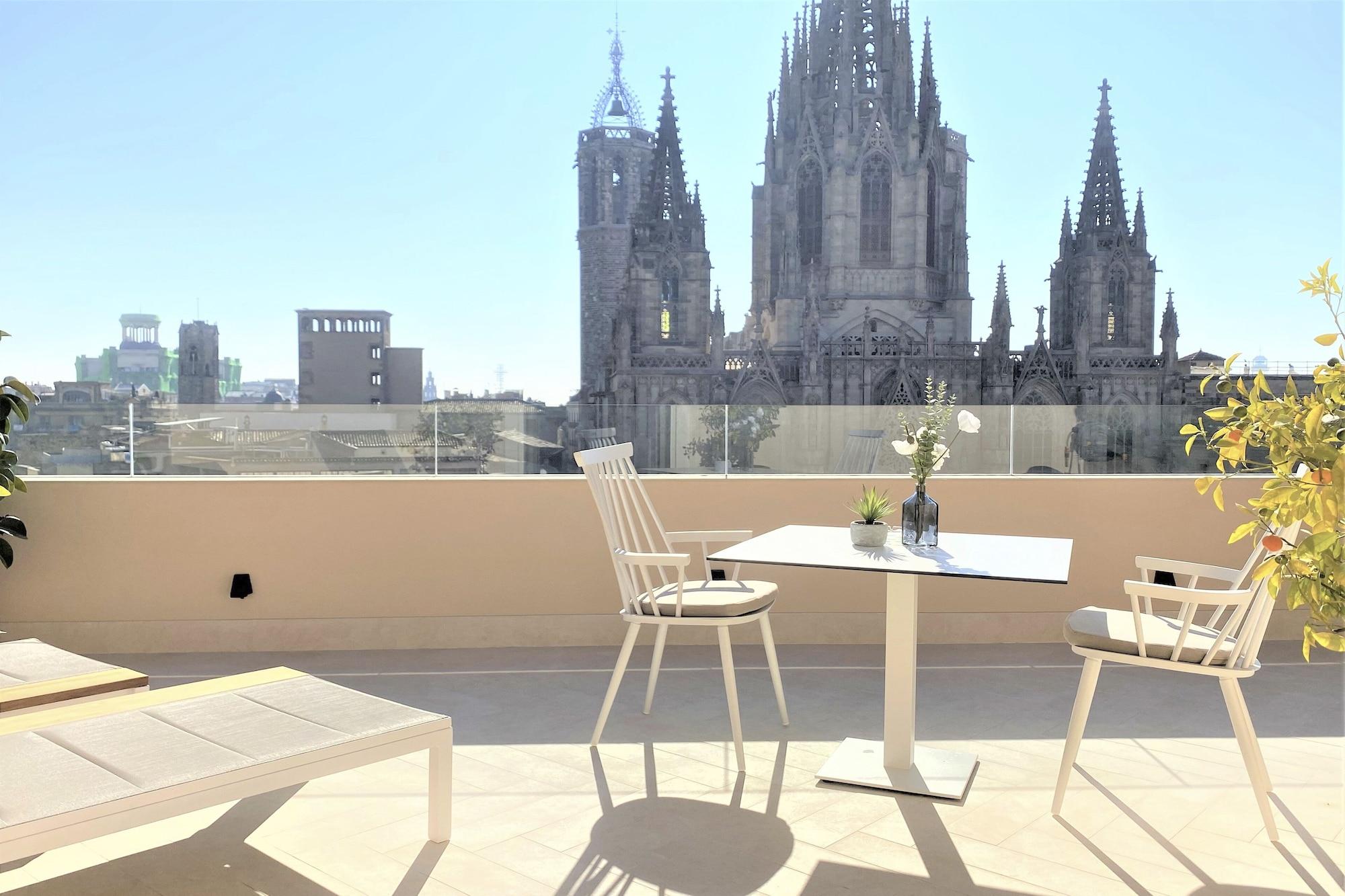 Colón Hotel Barcelona Exterior foto