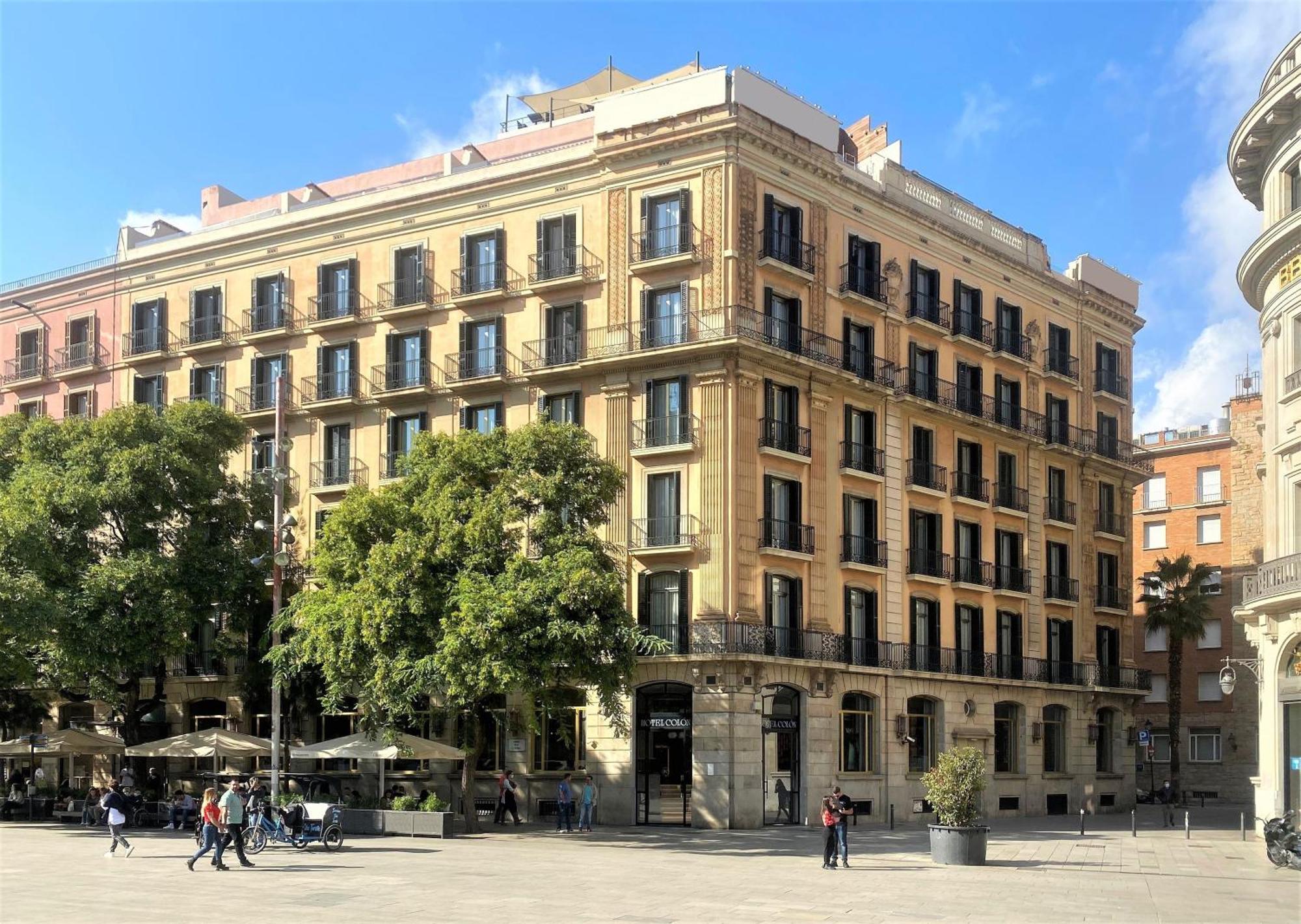 Colón Hotel Barcelona Exterior foto