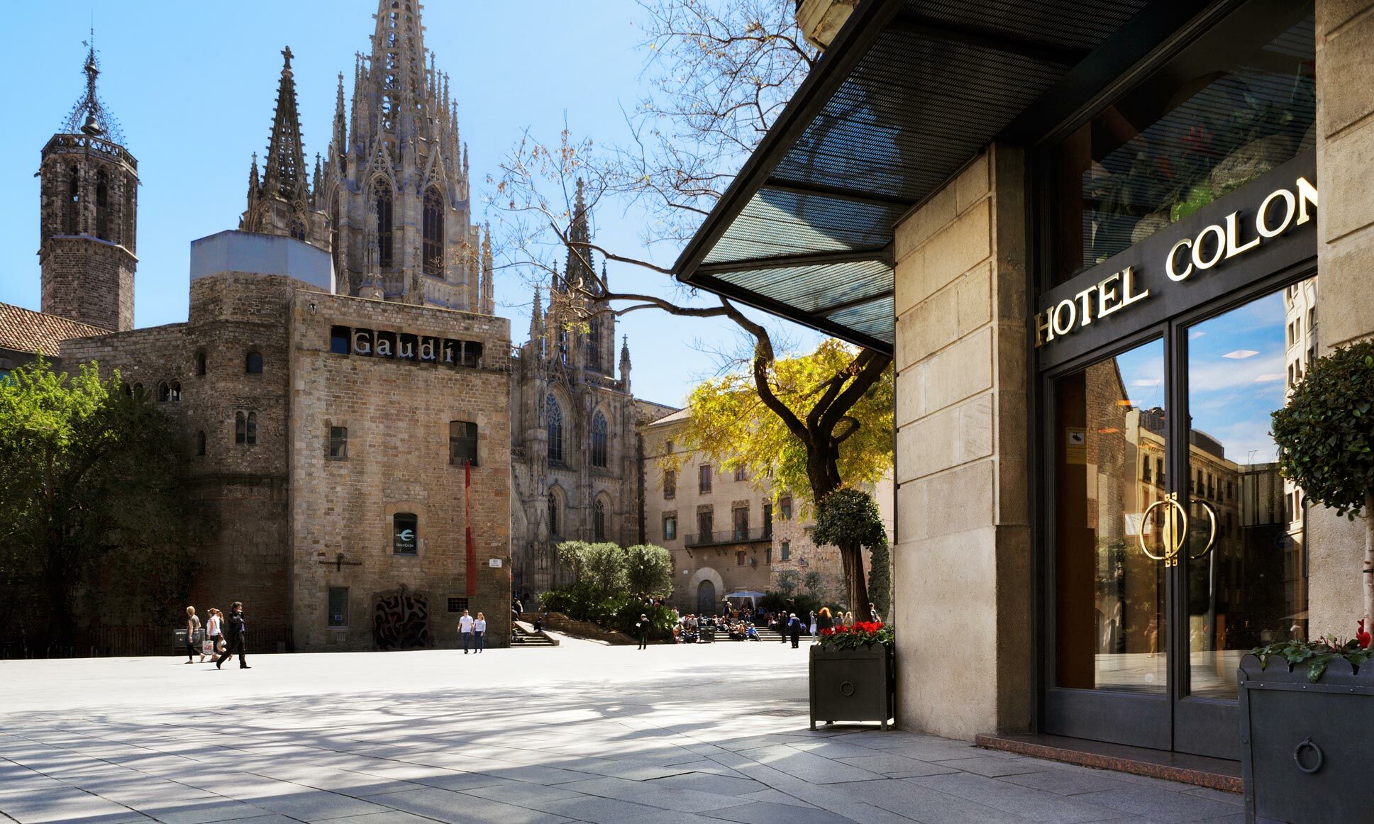 Colón Hotel Barcelona Exterior foto
